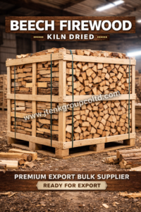 Beech Firewood Kiln Dried Premium Export Bulk Supplier Ready for Export