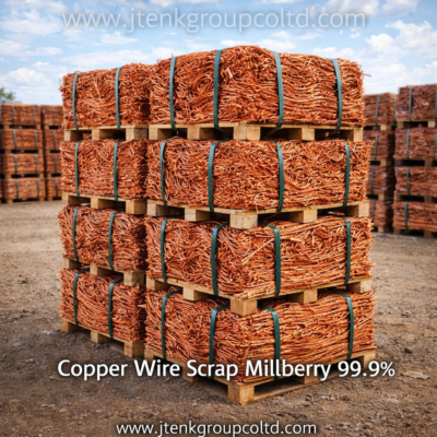 Copper Wire Scrap Millberry 99.9% Export Bulk Supplier Ready for Export