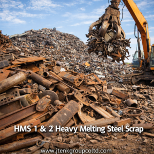 HMS 1 and 2 Heavy Melting Steel Scrap Export Bulk Supplier Ready for Export