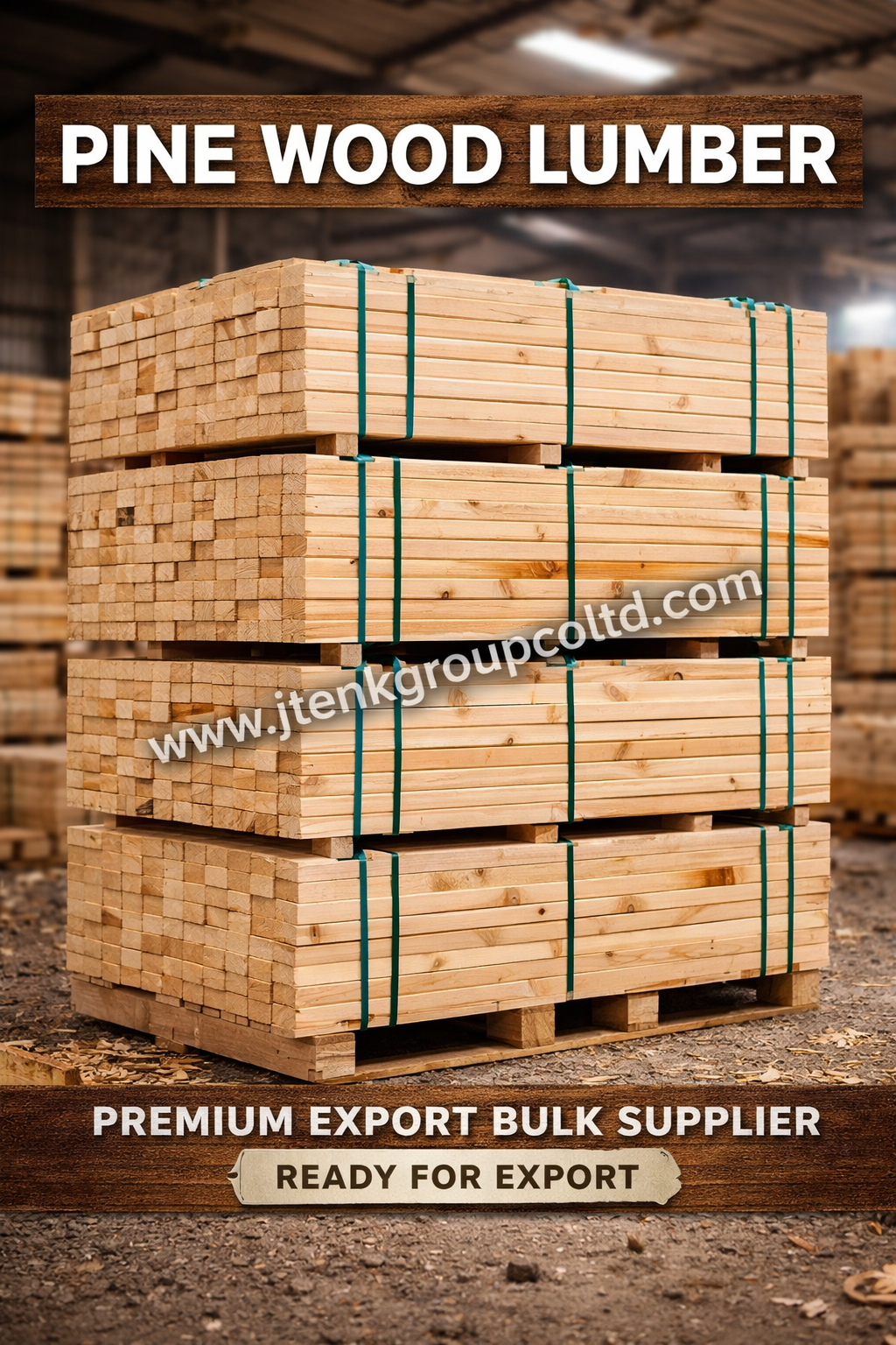 Pine Wood Lumber Premium Export Bulk Supplier Ready for Export