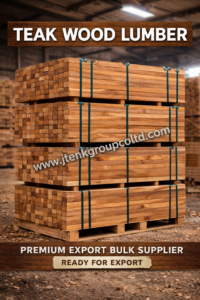 Teak Wood Lumber Premium Export Bulk Supplier Ready for Export