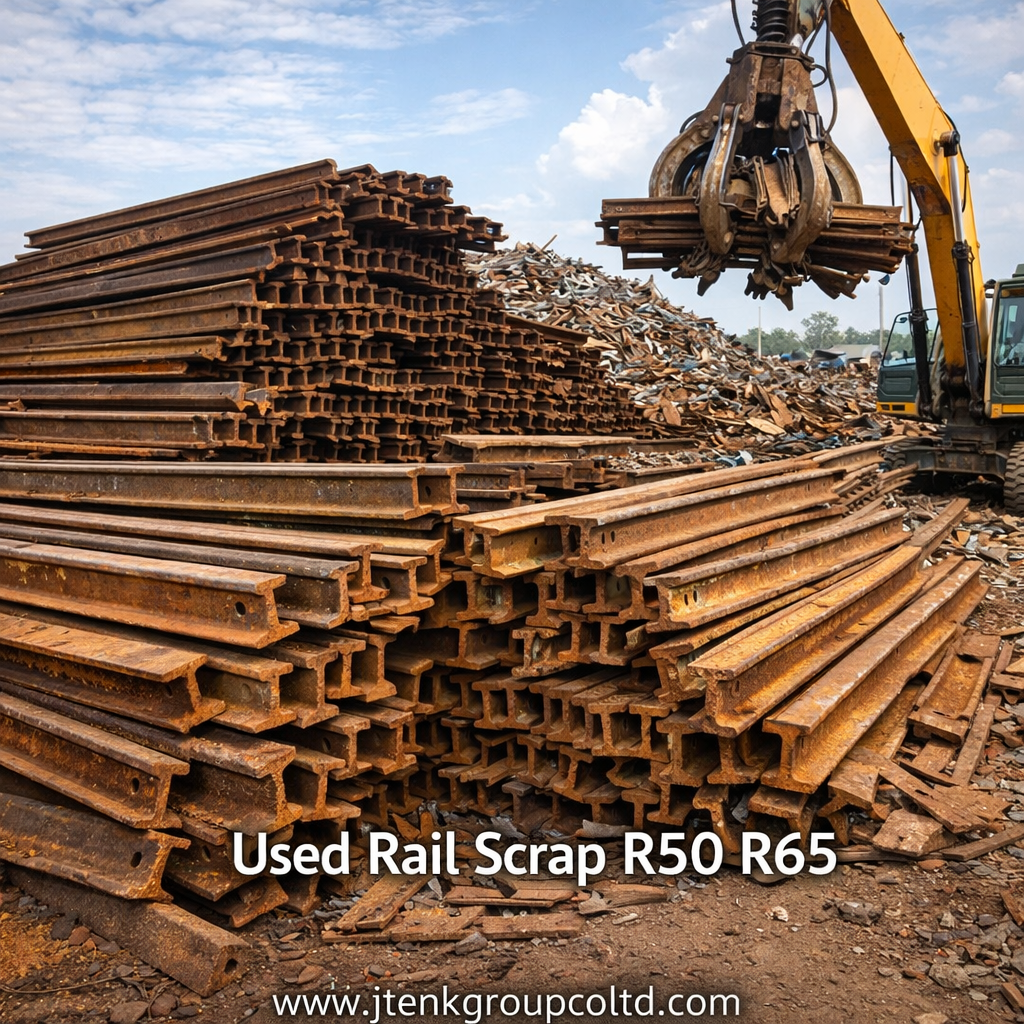 Used Rail Scrap Supplier for Bulk Export and Steel Processing